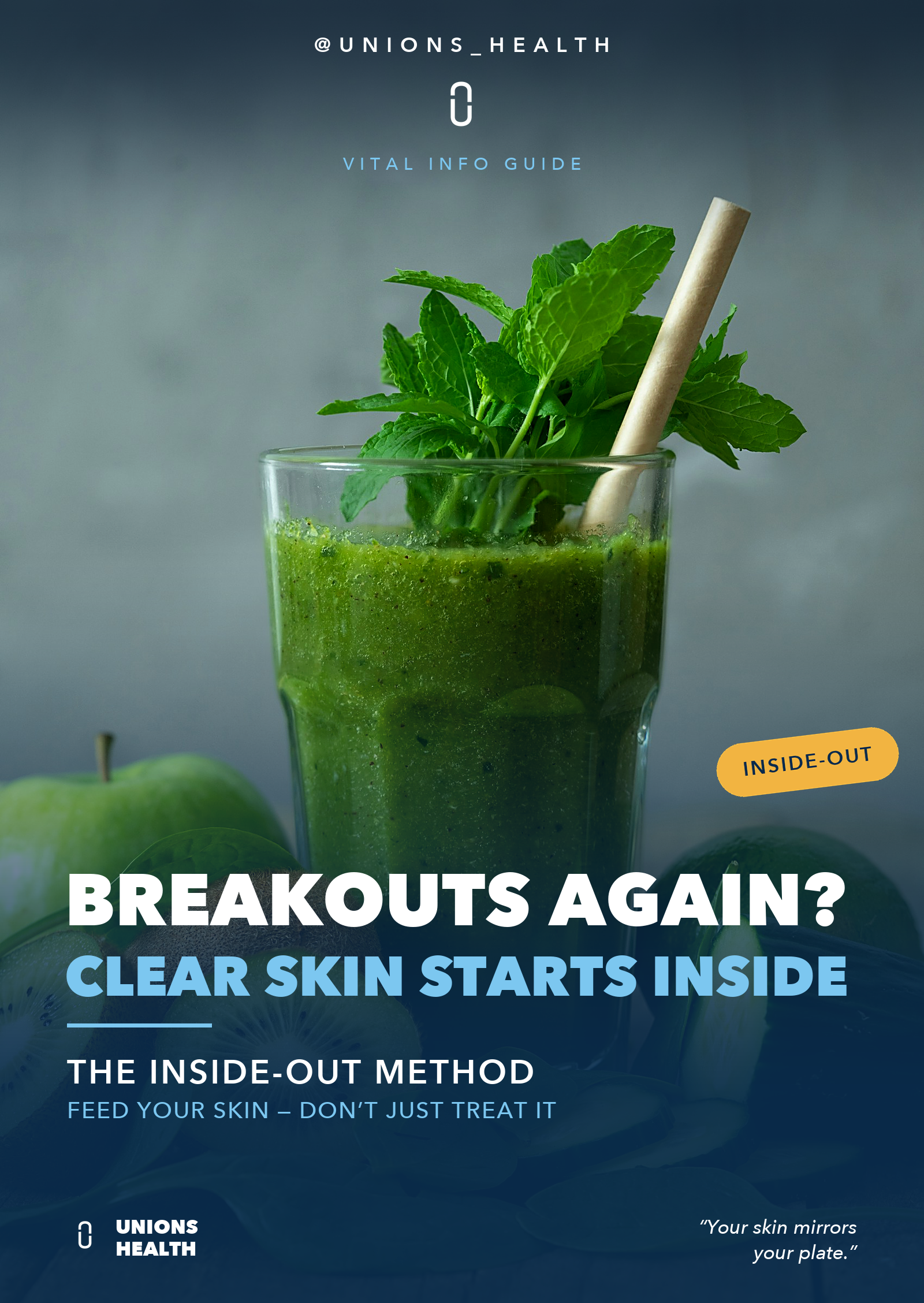 Clear Skin From Within: The Inside-Out Method — Vital Info Guide cover