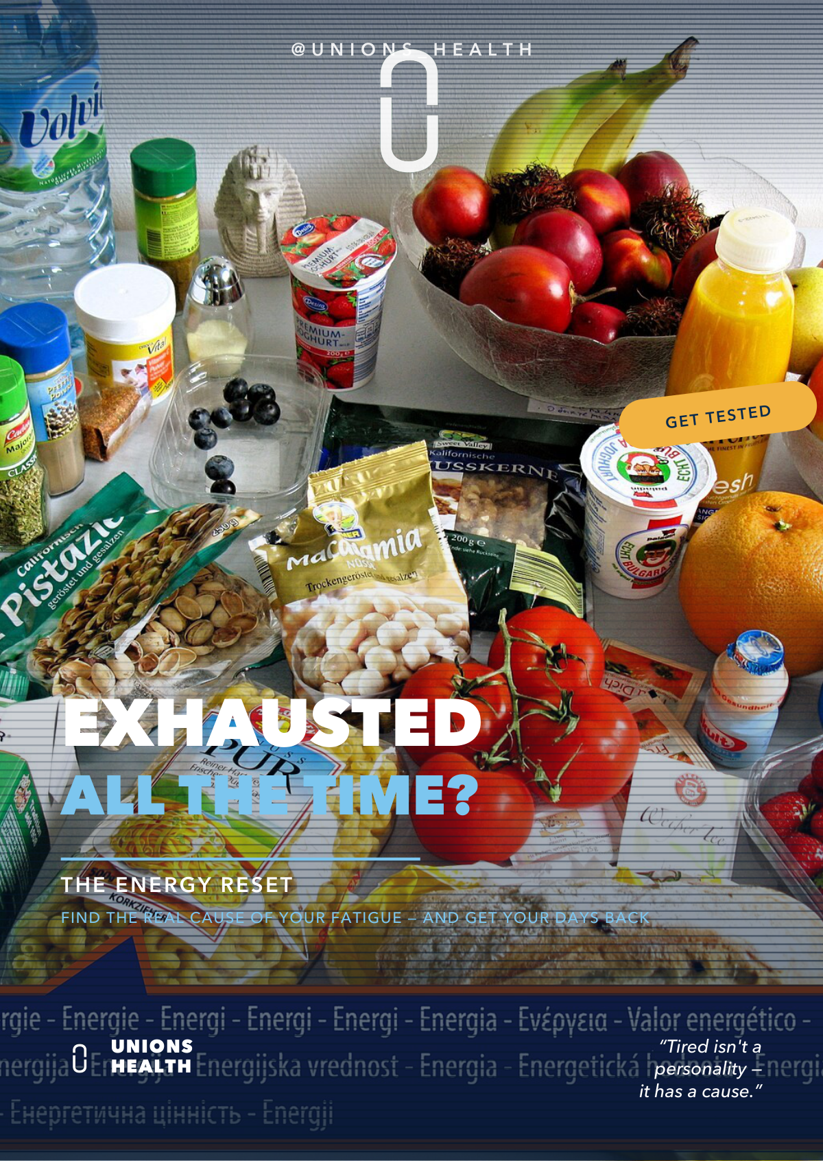 Exhausted All the Time? The Energy Reset — Unions Health digital guide